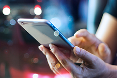 Mobile-Marketers image of a person using a smartphone