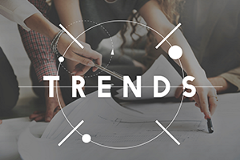 Trends graphic depicting the concept of trends